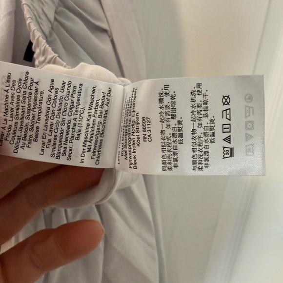 NWT DKNY MIDI PULL ON LAVENDER / GRAY LAYERED CASUAL SKIRT - Picture 7 of 10